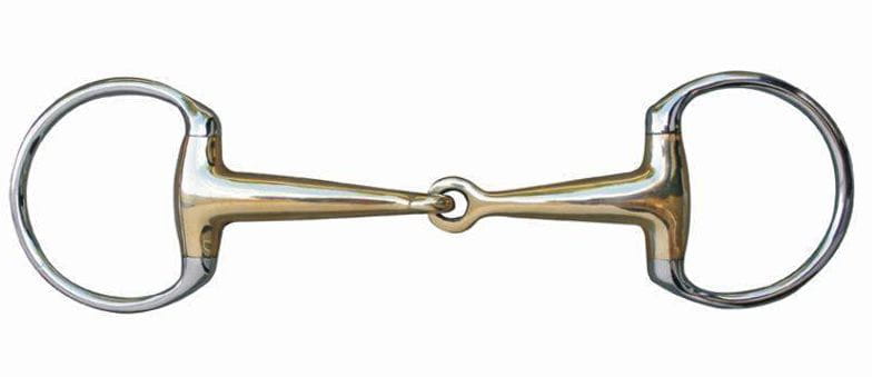 HKM Wędzidło oliwkowe z argentanu 16mm - Cavalo